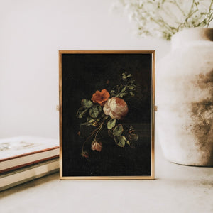 “Still Life with Roses” Dutch Floral Art Print