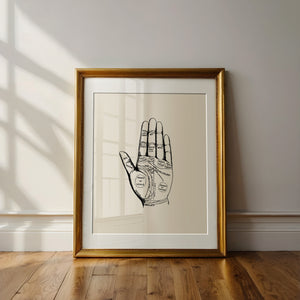 “Palmistry” Vintage Art Print