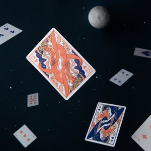 Lady Moon Playing Cards