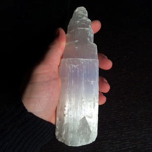 Raw Selenite Tower - 5 to 6" | Crystal Cleansing Tower