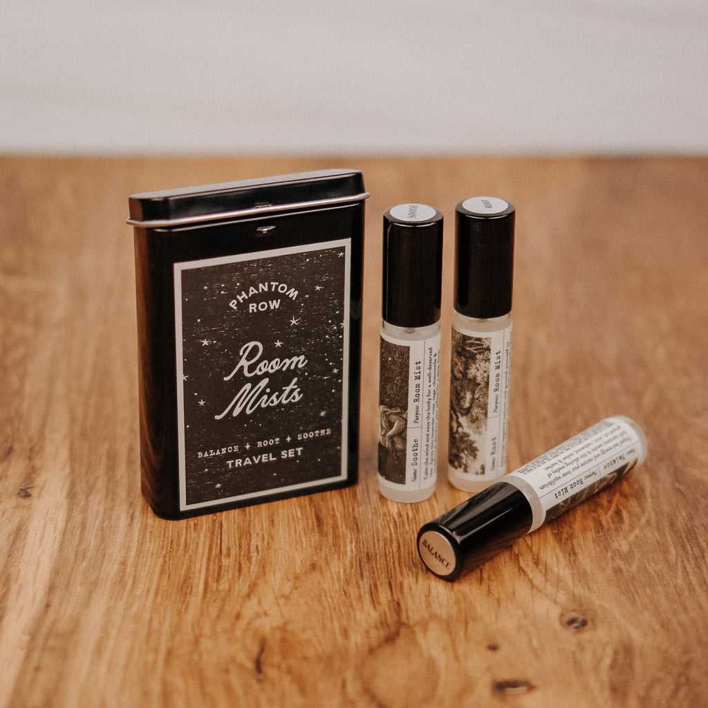 Mini Room Mist Travel Set | Aromatherapy room & linen sprays – Phantom Row
