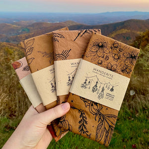 Bandana | Herbs of Protection | Hand Dyed | Terracotta