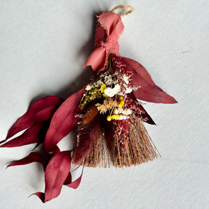 The Welcome Broom | Dried Floral Bouquet